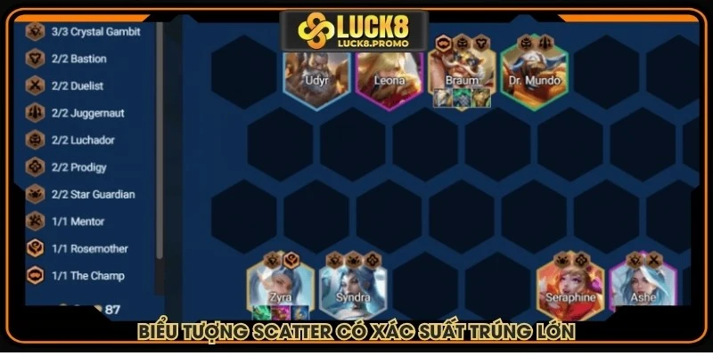Biểu tượng Scatter có xác suất trúng rất lớn trong mọi vòng quay