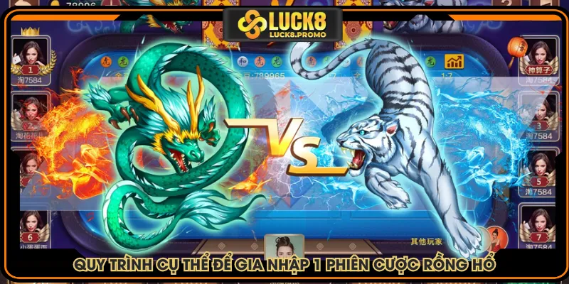Quy trình cụ thể để gia nhập 1 phiên cược rồng hổ
