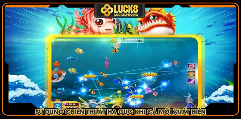 Sử dụng chiến thuật hạ gục khi cá mới xuất hiện