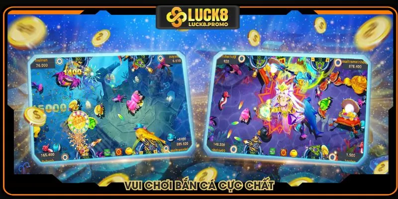 Vui chơi bắn cá, săn quà thưởng lớn
